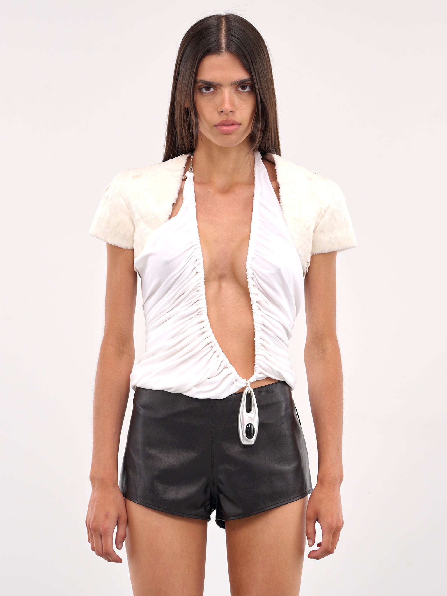 Feather Bolero (TP041-W-FEA-WHITE)