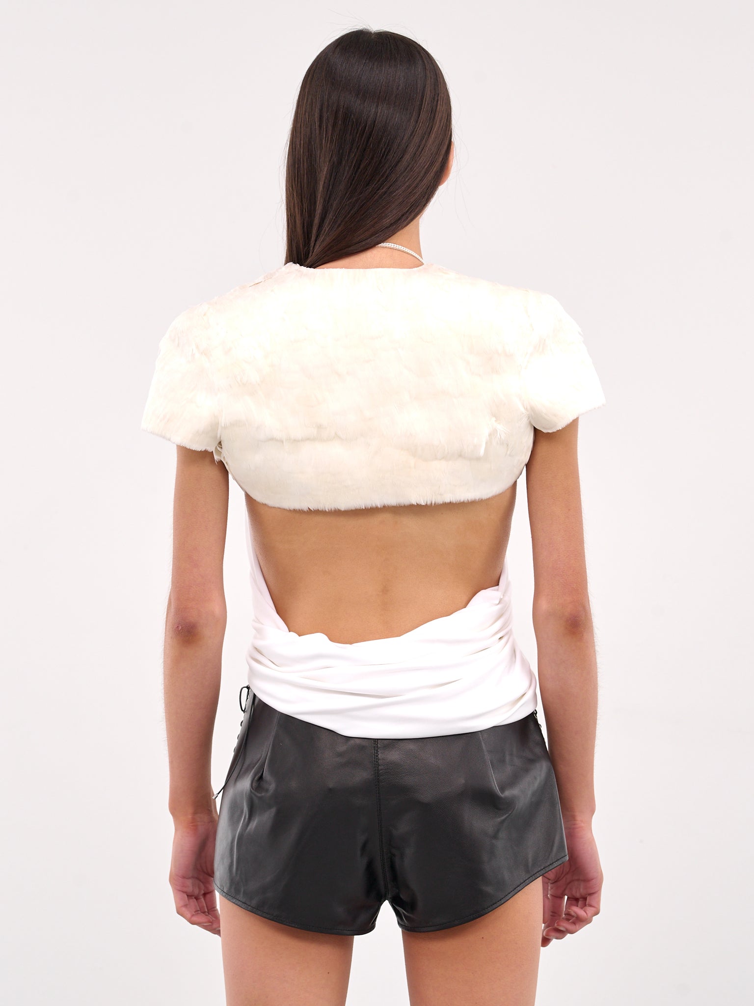 Feather Bolero (TP041-W-FEA-WHITE)