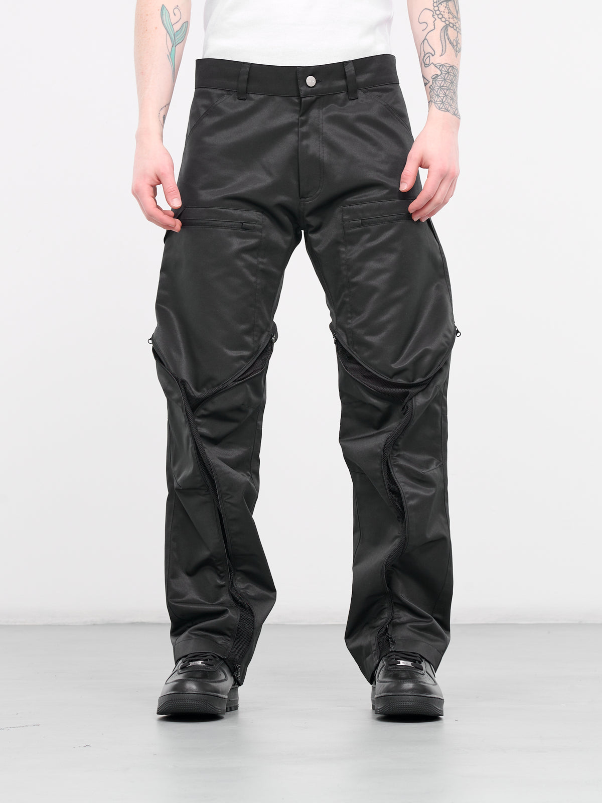 Tri-Zip Trousers (TR01-BLACK)
