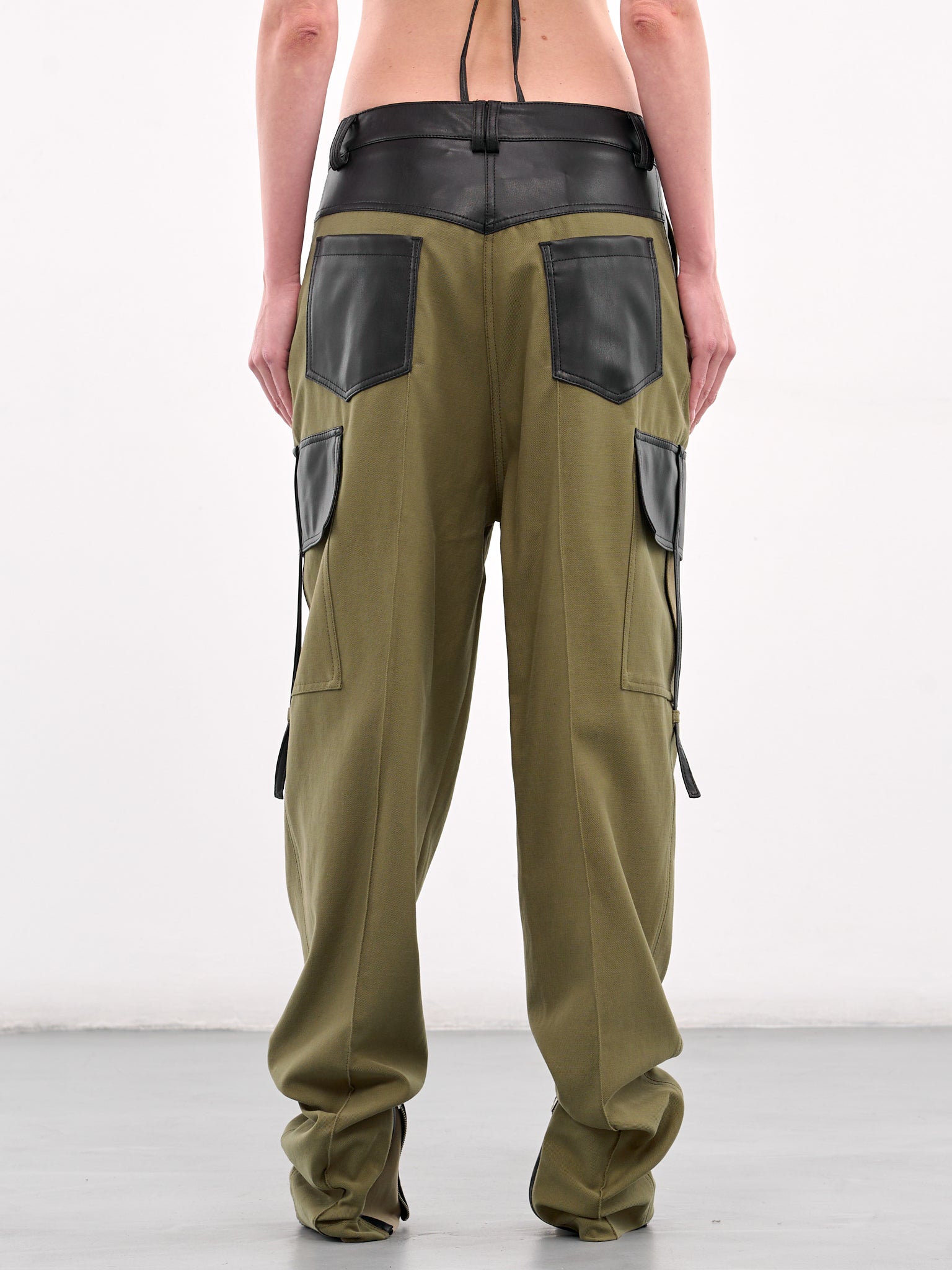 Biker Cargo Trousers (TR01KG-KHAKI-GREEN)