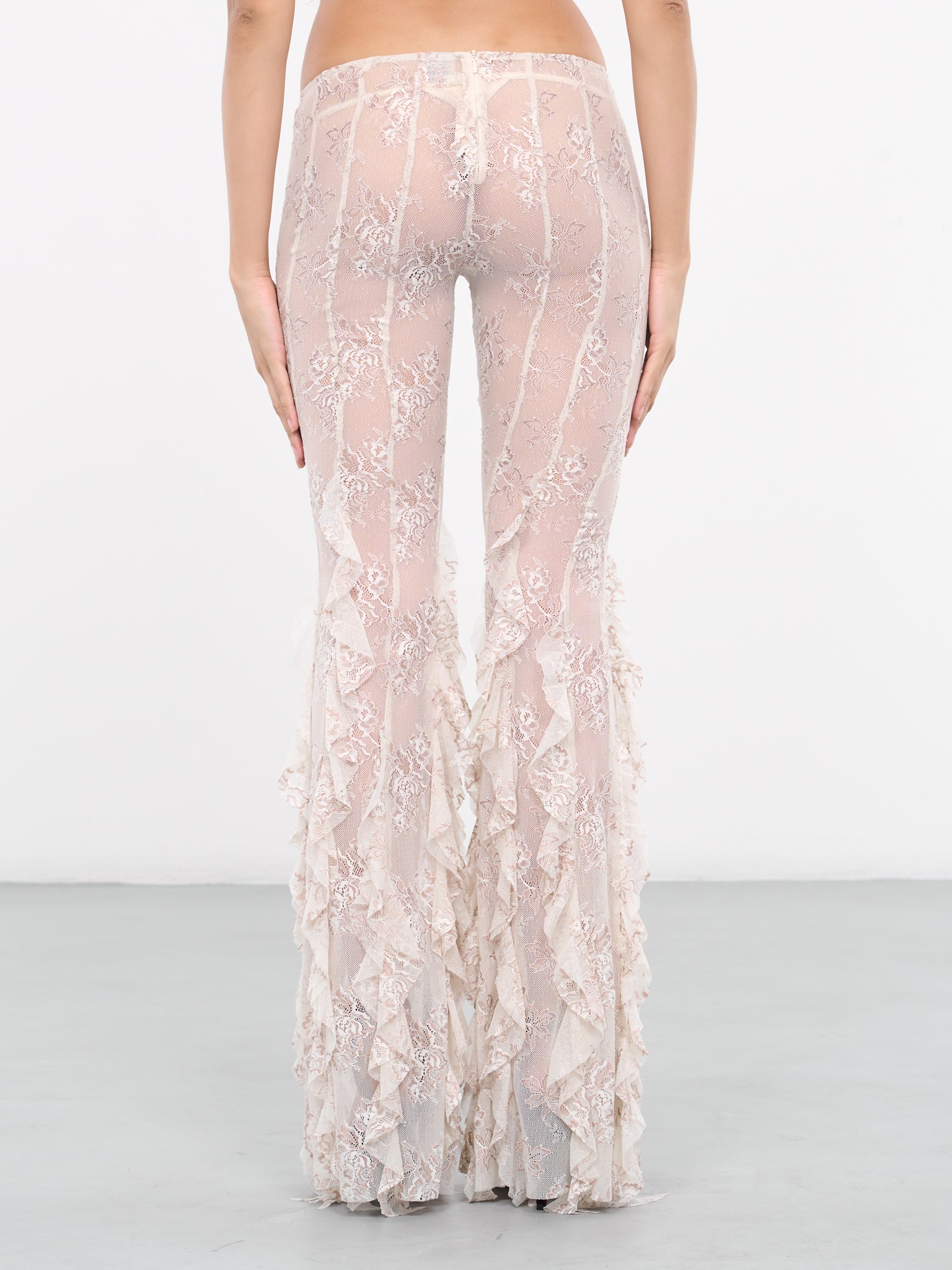 Rhonda Pants (TR023-RHONDA-RUFFLE-OYSTER)