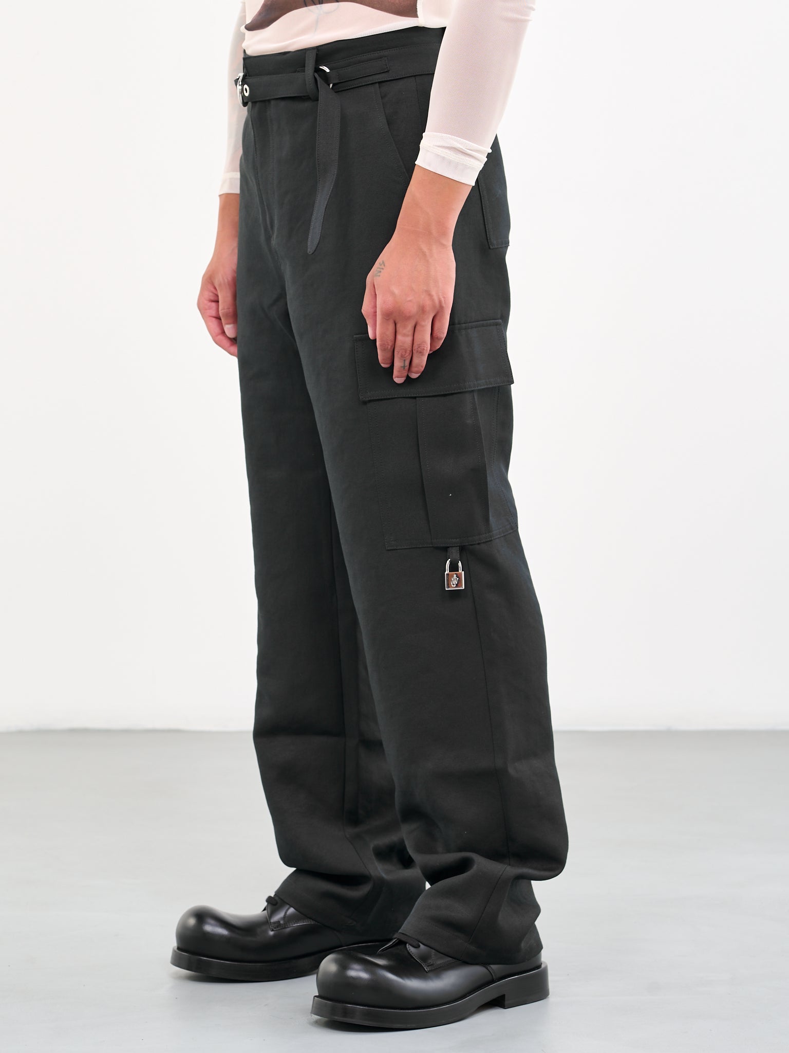 JW ANDERSON Padlock Cargo Trousers | H. Lorenzo - side 