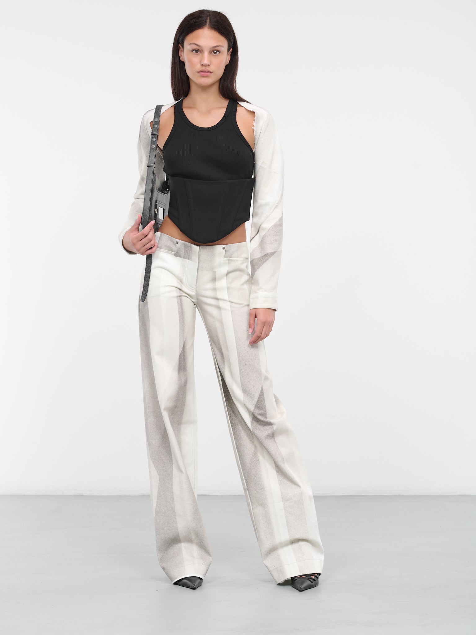 Sprayed Pants (TR10-2-SPRAYED-PLEATS-SAND)