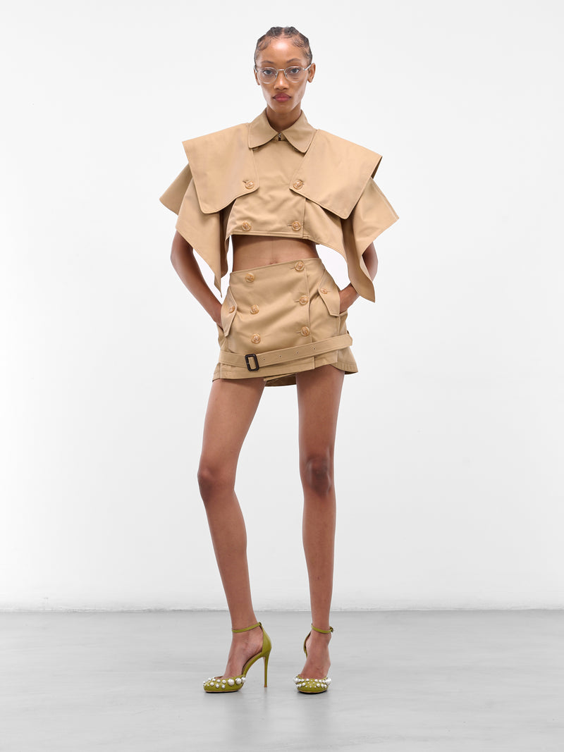 NICOLA BROGNANO Trench Poncho Jacket | H.Lorenzo - styled