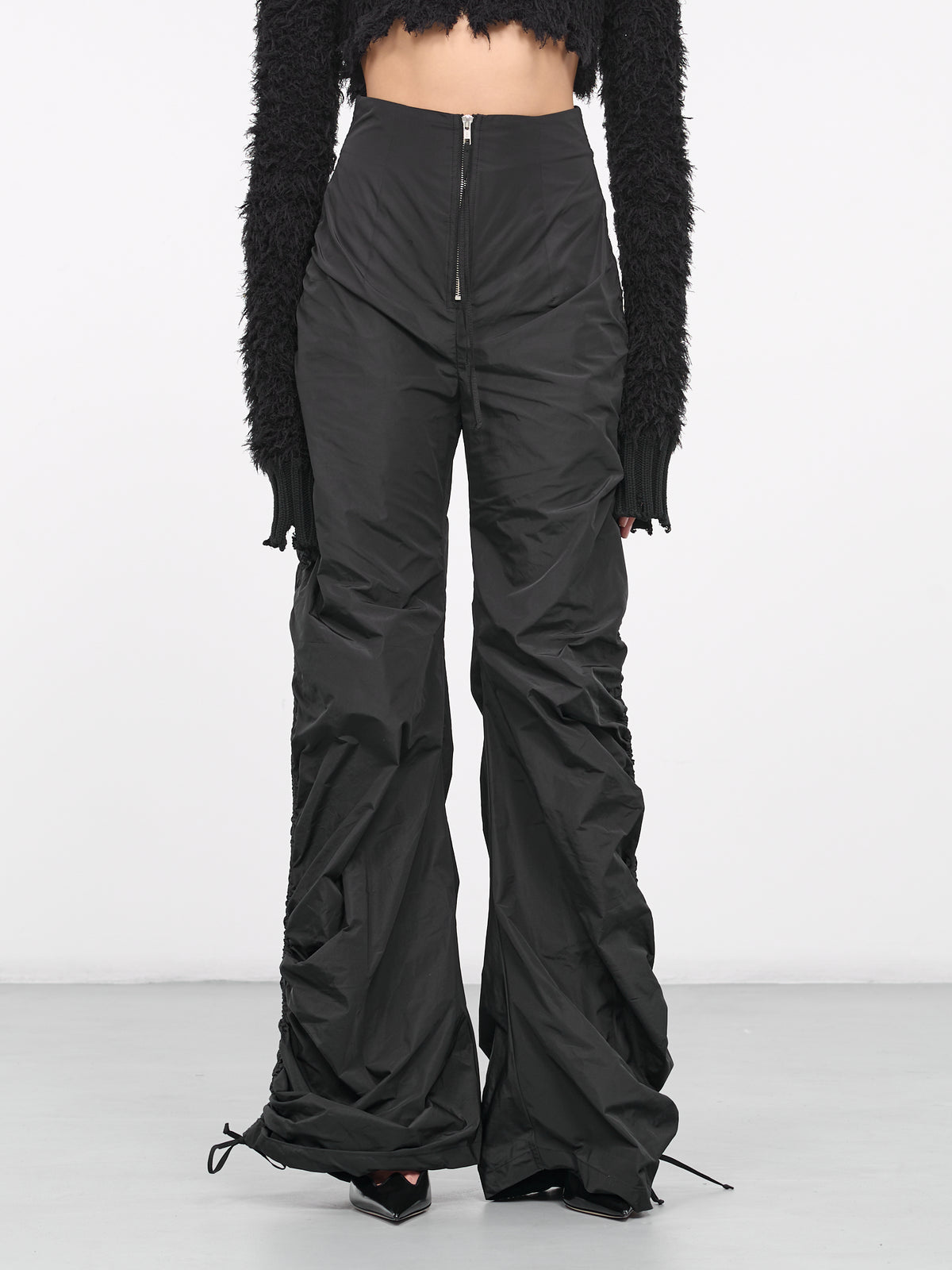 Gathered Trousers (TRO02BL-BLACK)