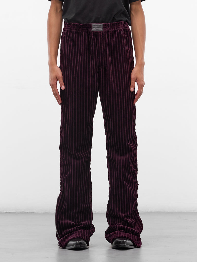 Burgundy Elastic Corduory Trousers (TROU001125-BURGUNDY)