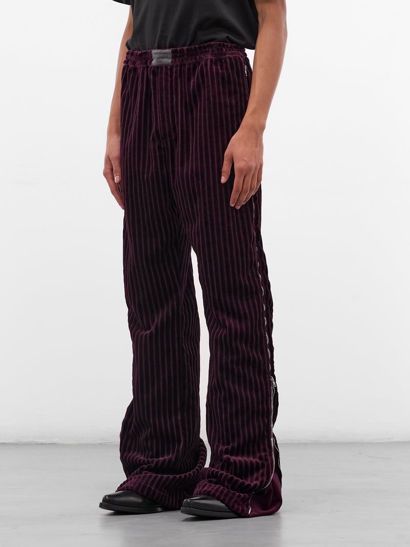 Burgundy Elastic Corduory Trousers (TROU001125-BURGUNDY)