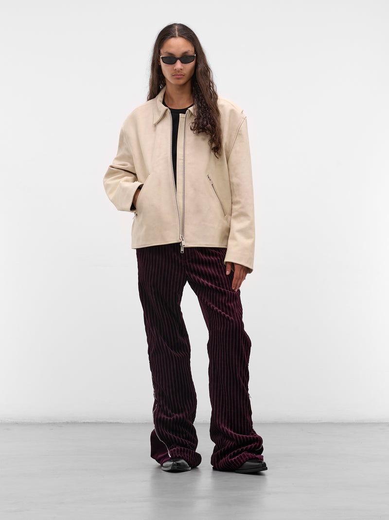 Burgundy Elastic Corduory Trousers (TROU001125-BURGUNDY)