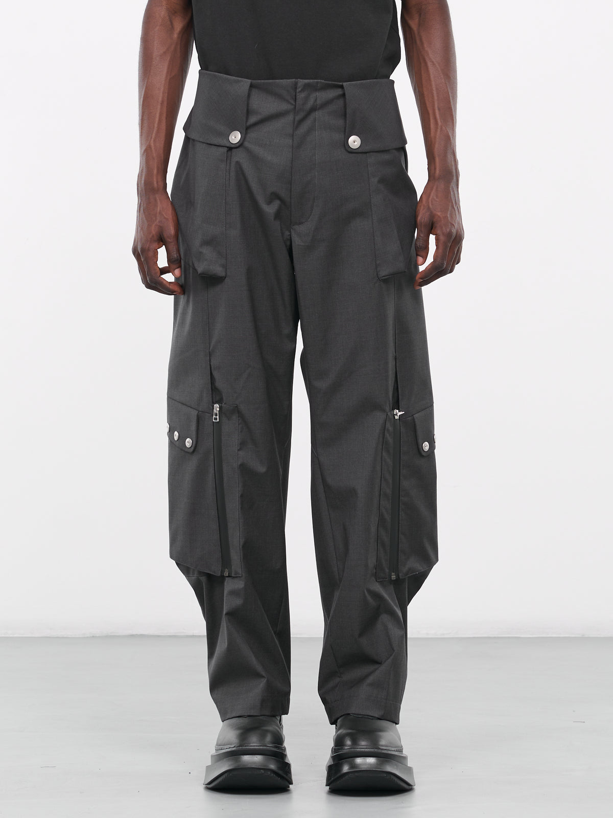 Totem Cargo Trousers (TRS-102-06-DARK-GREY)