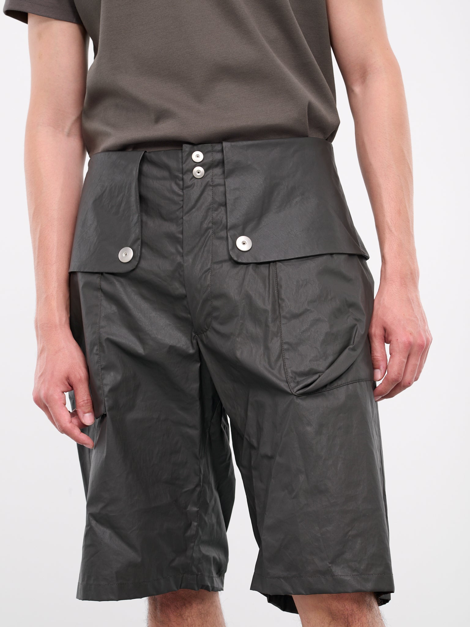 Flap Shorts (TRS-107-04-BROWN)