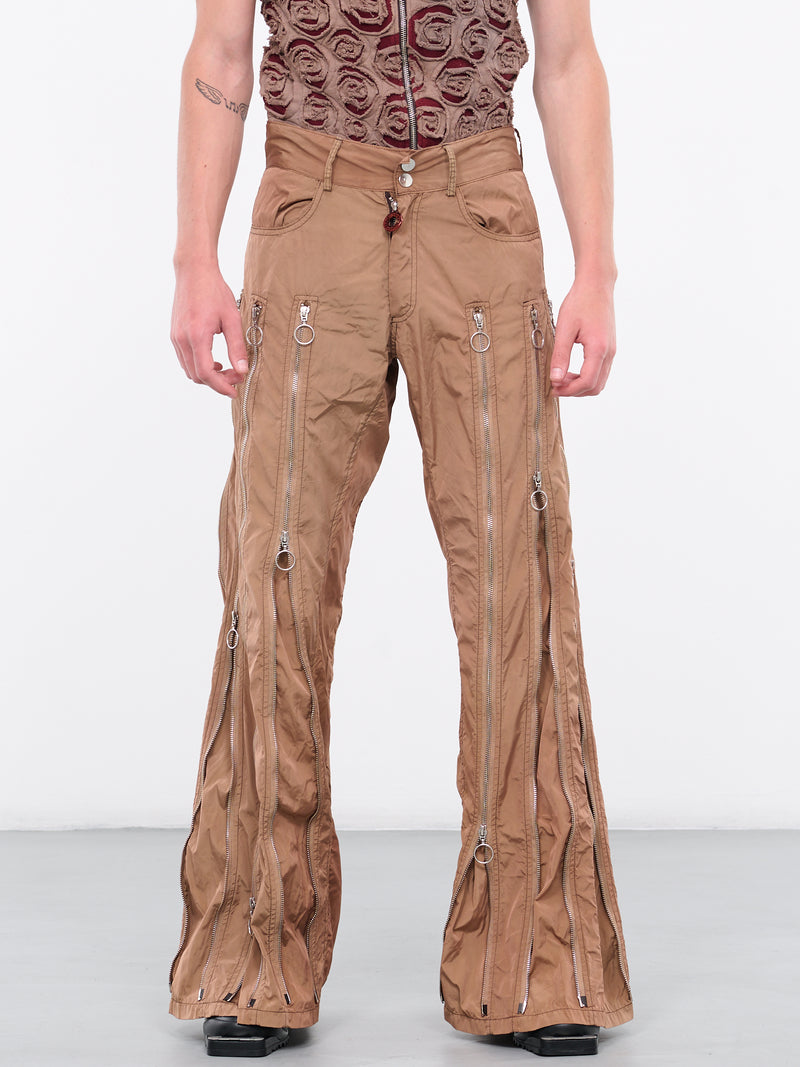 1:1 Zip Trousers (TRS-ADJZIP-DARK-BROWN)