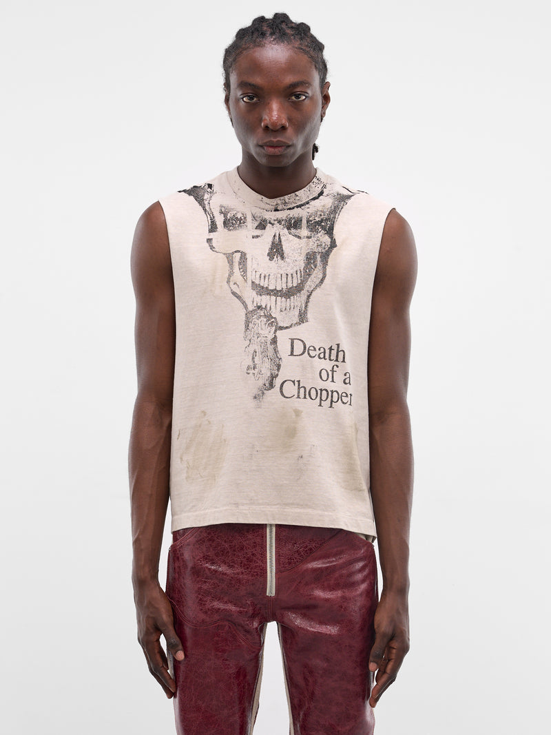 White Death Of A Chopper Tank (TS02-DIRTY-WHITE)