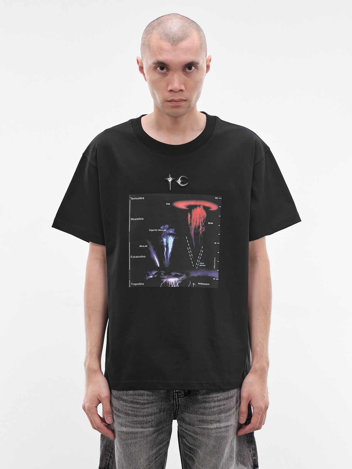 Black Lightning Hierarchy Tee (TS0202-BLACK)