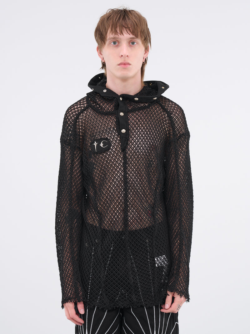 Mithril Mesh Hoodie (TS0301-MITHRIL-BLACK)
