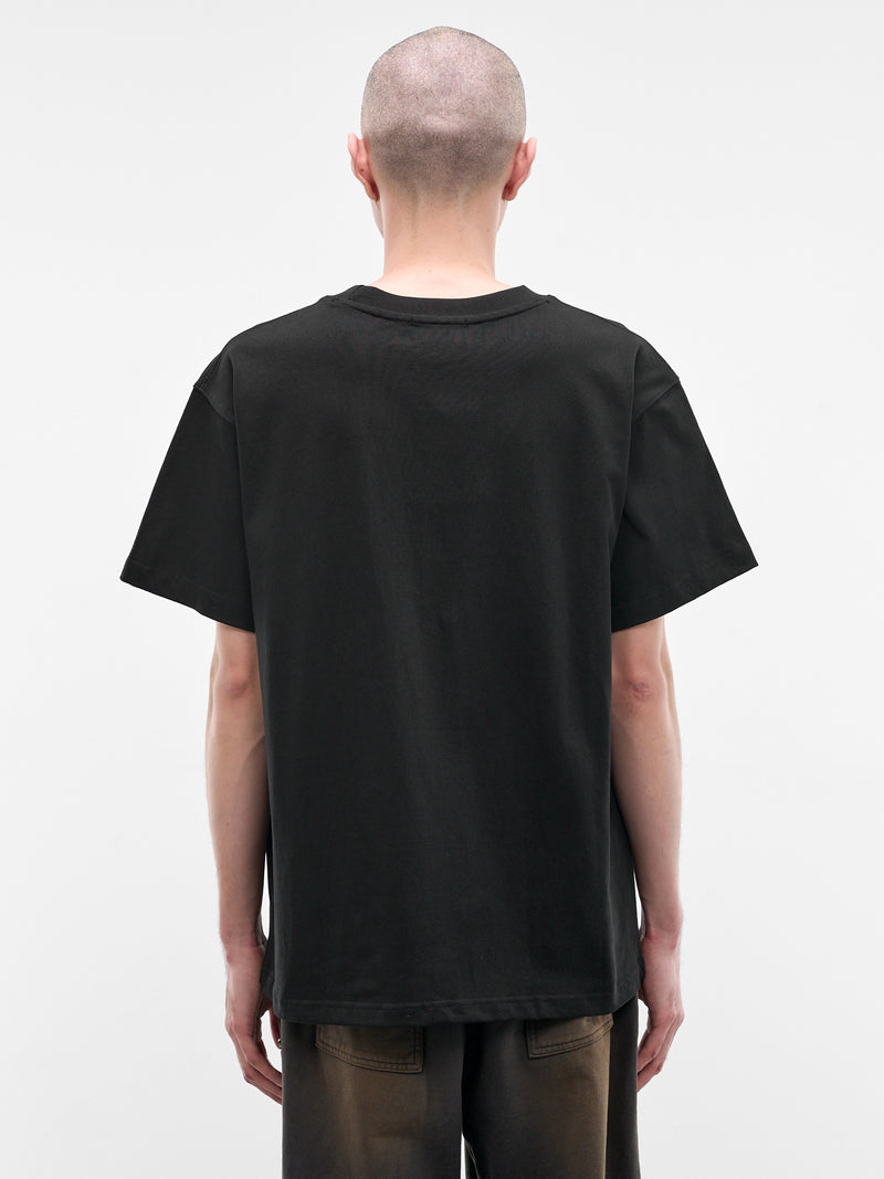 Black Men's Fashion Hell Tee (TS0302-BLACK)