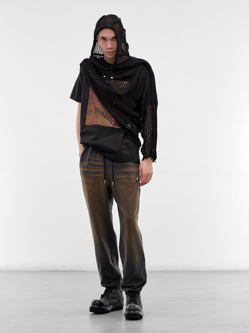 Black Men's Fashion Hell Tee (TS0302-BLACK)