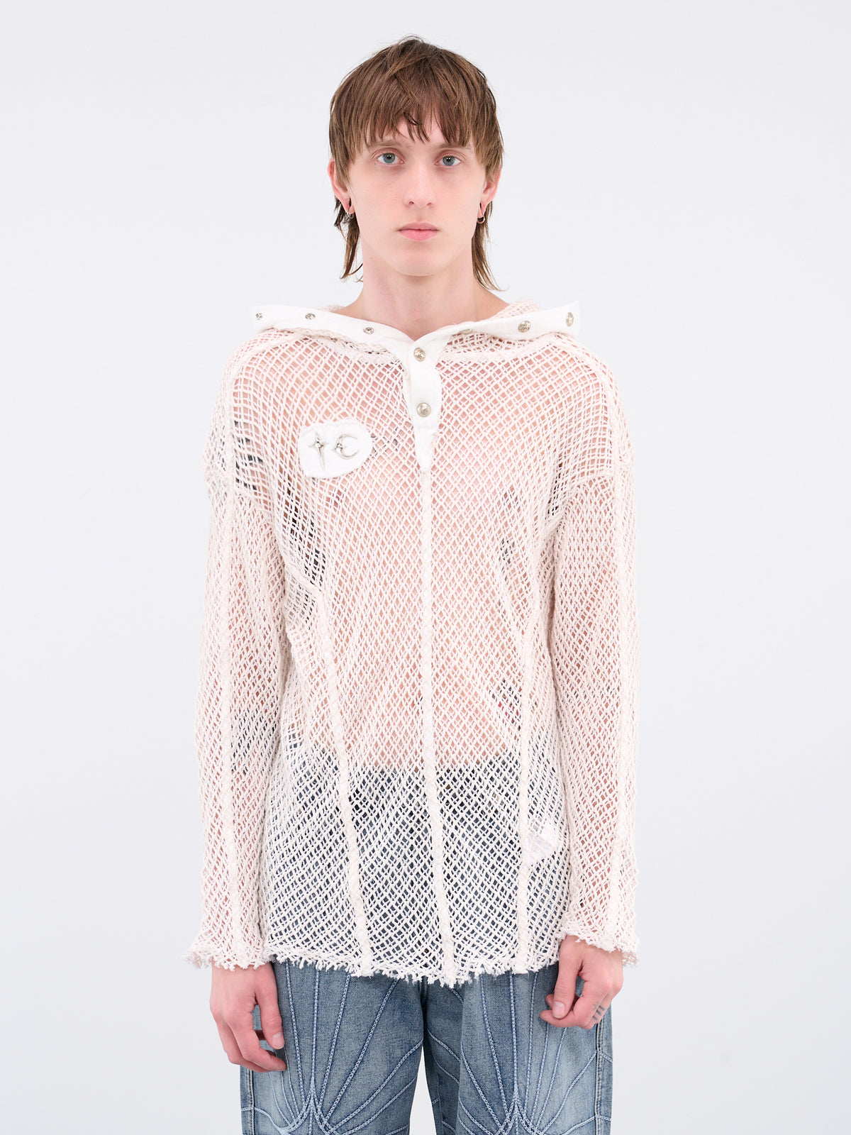 Mithril Mesh Hoodie (TS0303-MITHRIL-WHITE)
