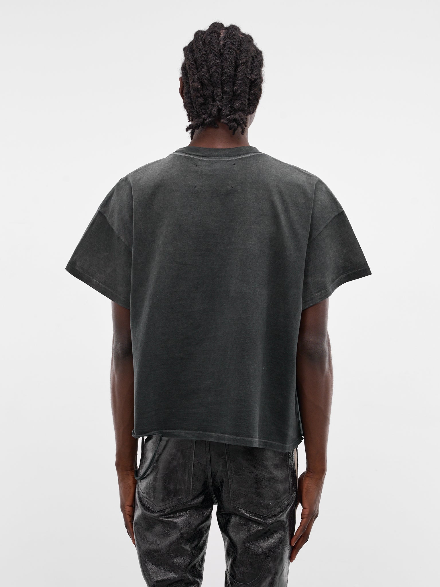 Distressed Boxy Iron Bunny T-Shirt (TS04-VINTAGE-BLACK)