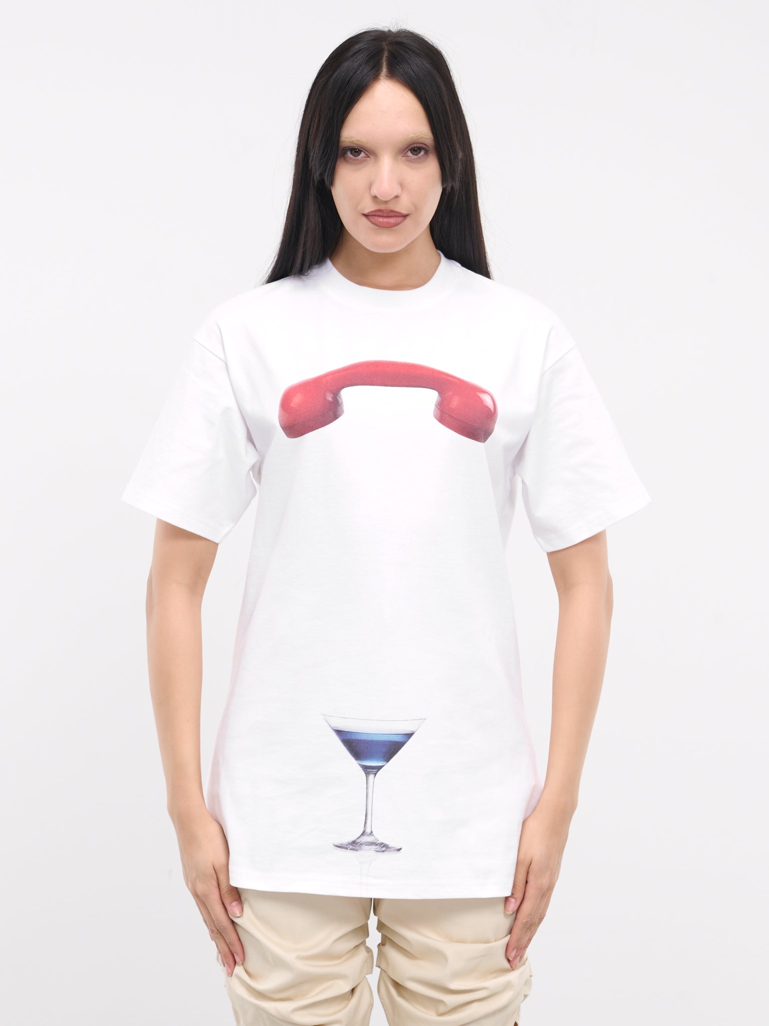 Optical Illusion Tee (TS04WH-WHITE)