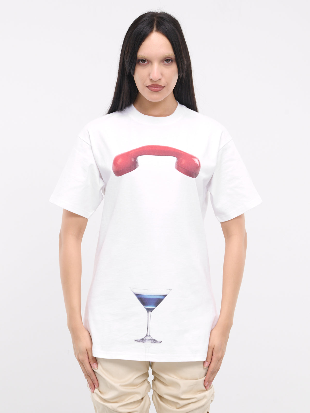 Optical Illusion Tee (TS04WH-WHITE)