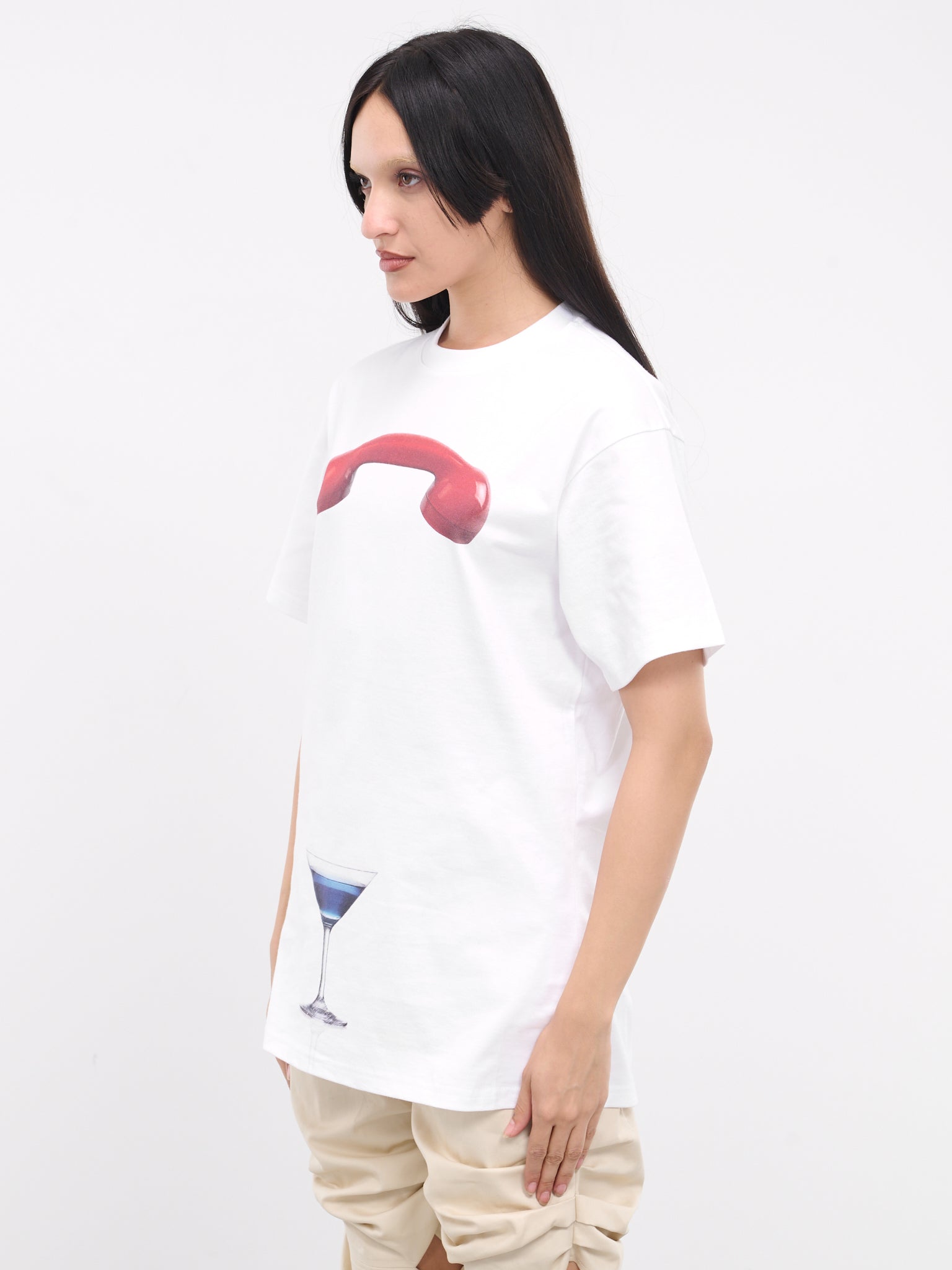 Optical Illusion Tee (TS04WH-WHITE)