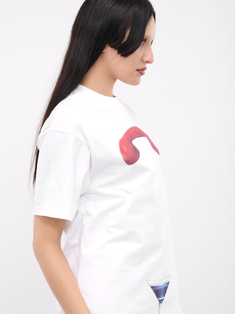 Optical Illusion Tee (TS04WH-WHITE)