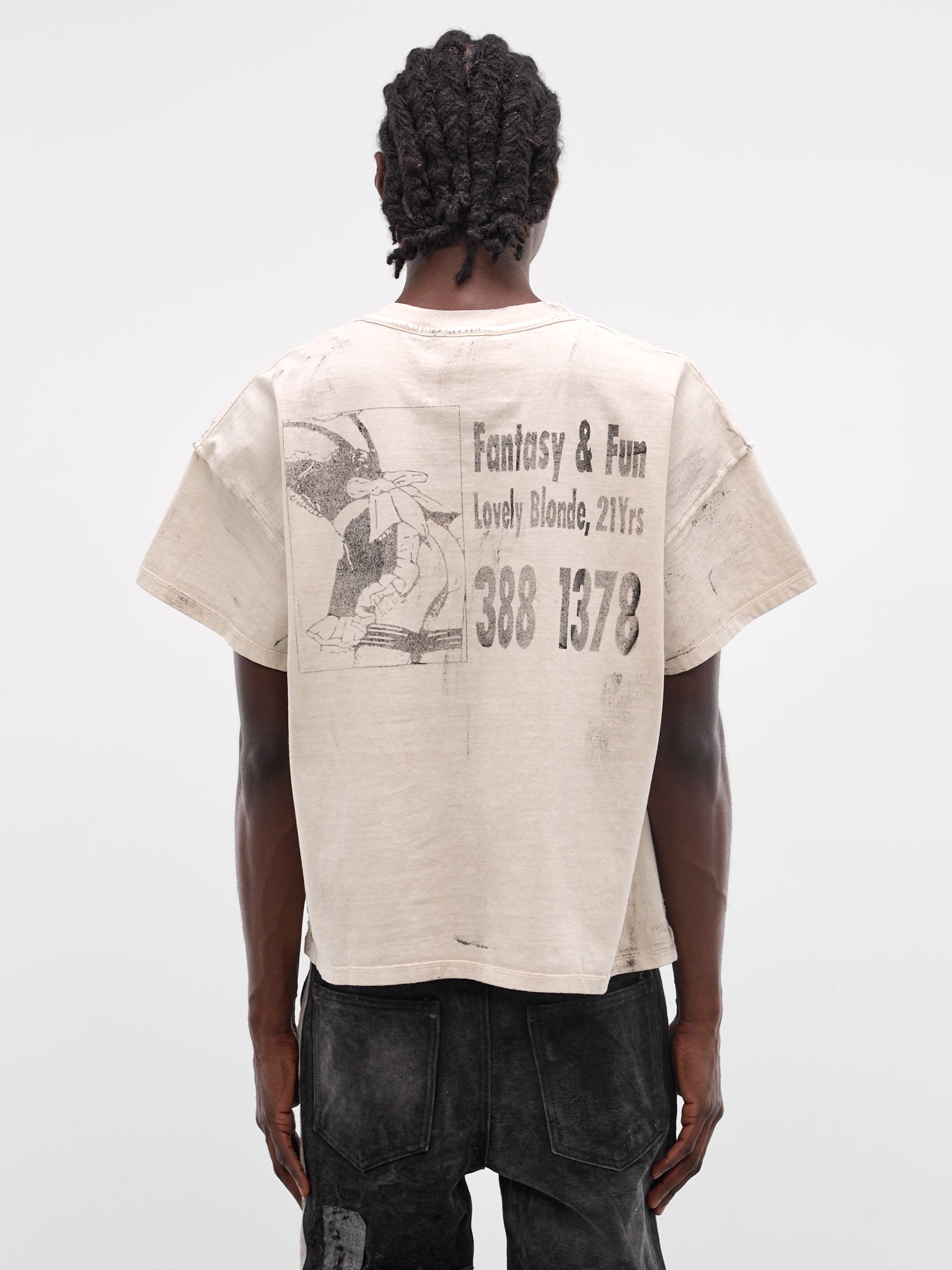 White Boxy Fantasy Specialist T-Shirt (TS05-DIRTY-WHITE)