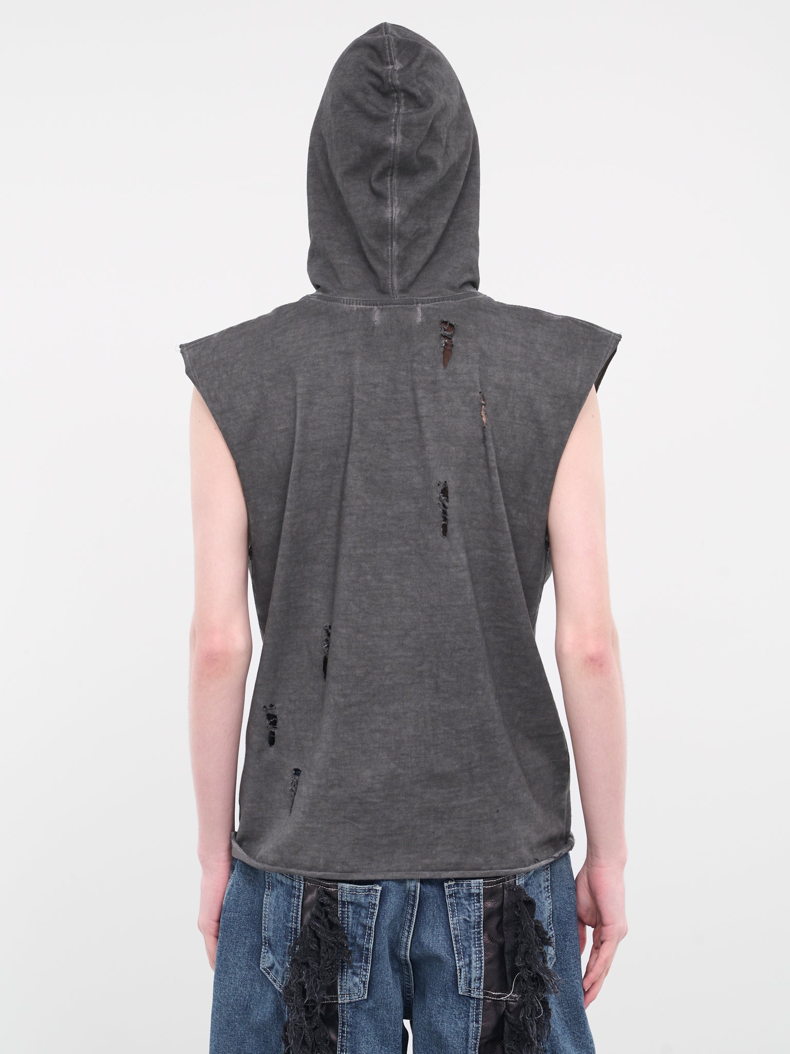 Rock Hooded Vest (TS0702-GREY)