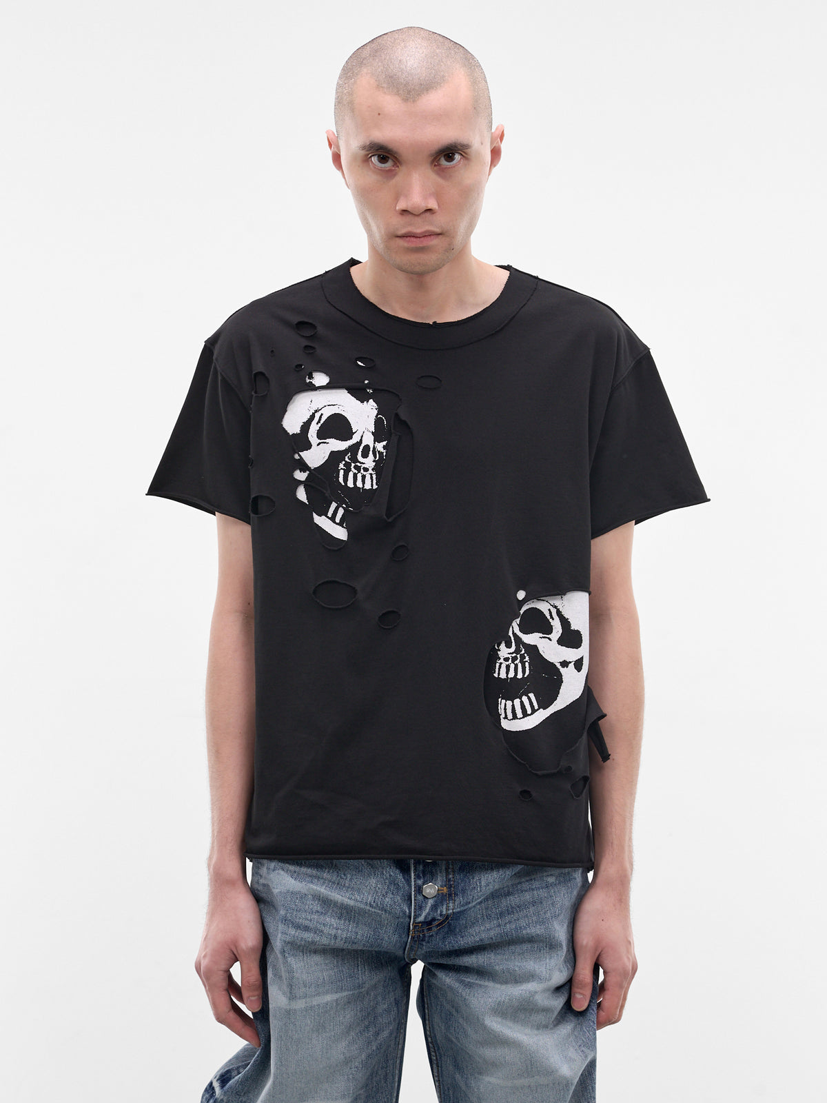 Dead Inside Double Layer Tee (TS0802-BLACK)