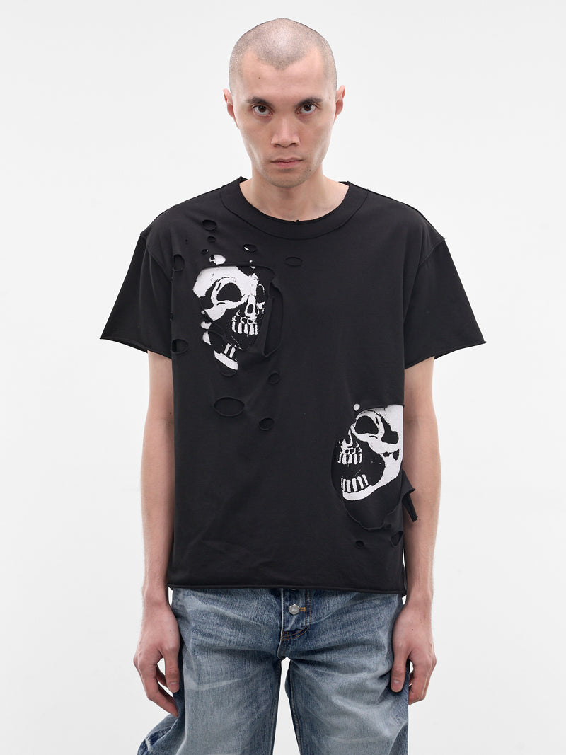 Dead Inside Double Layer Tee (TS0802-BLACK)