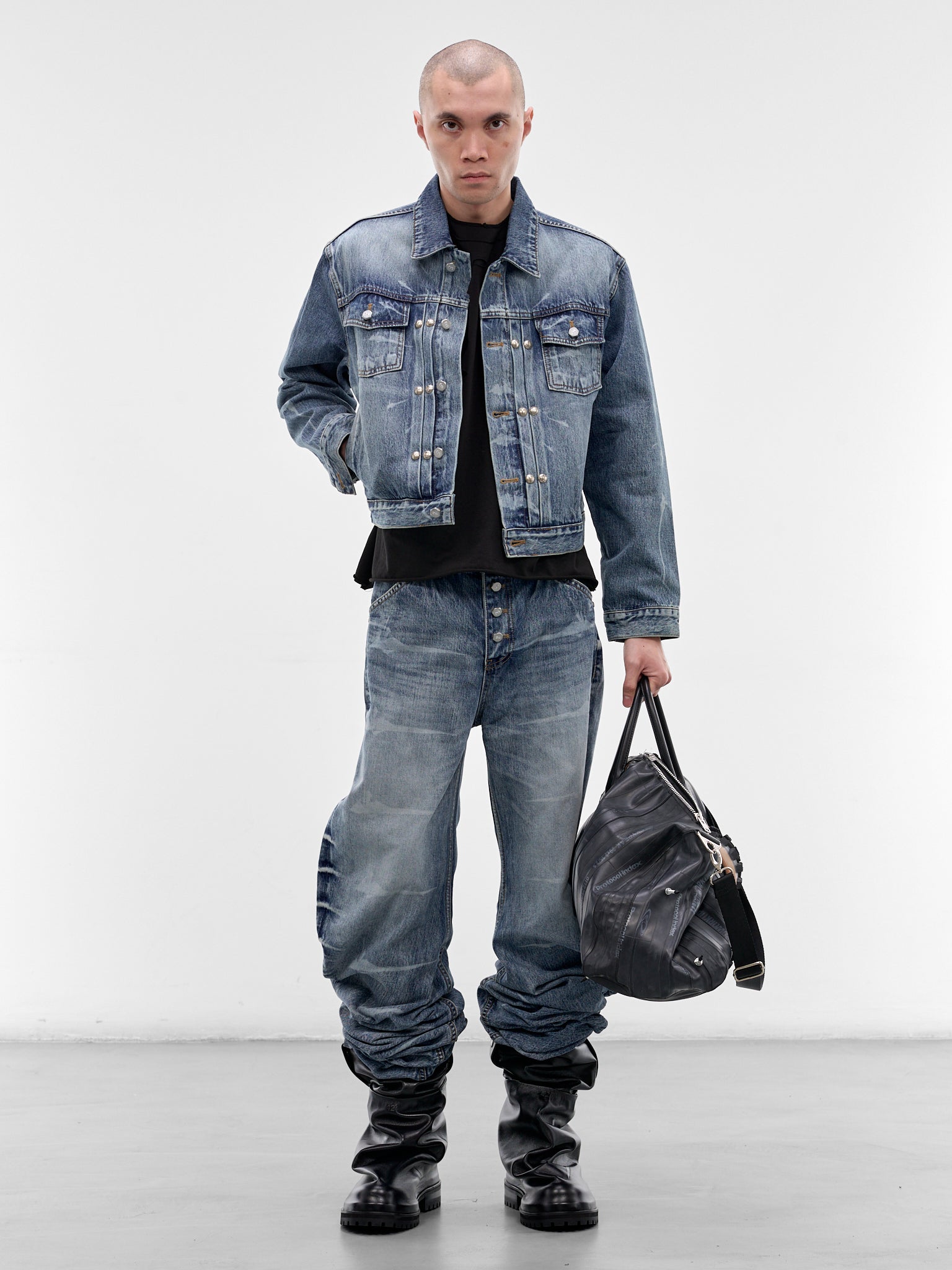 Blue Spine Laser Denim Jacket (JK0701-BLUE)