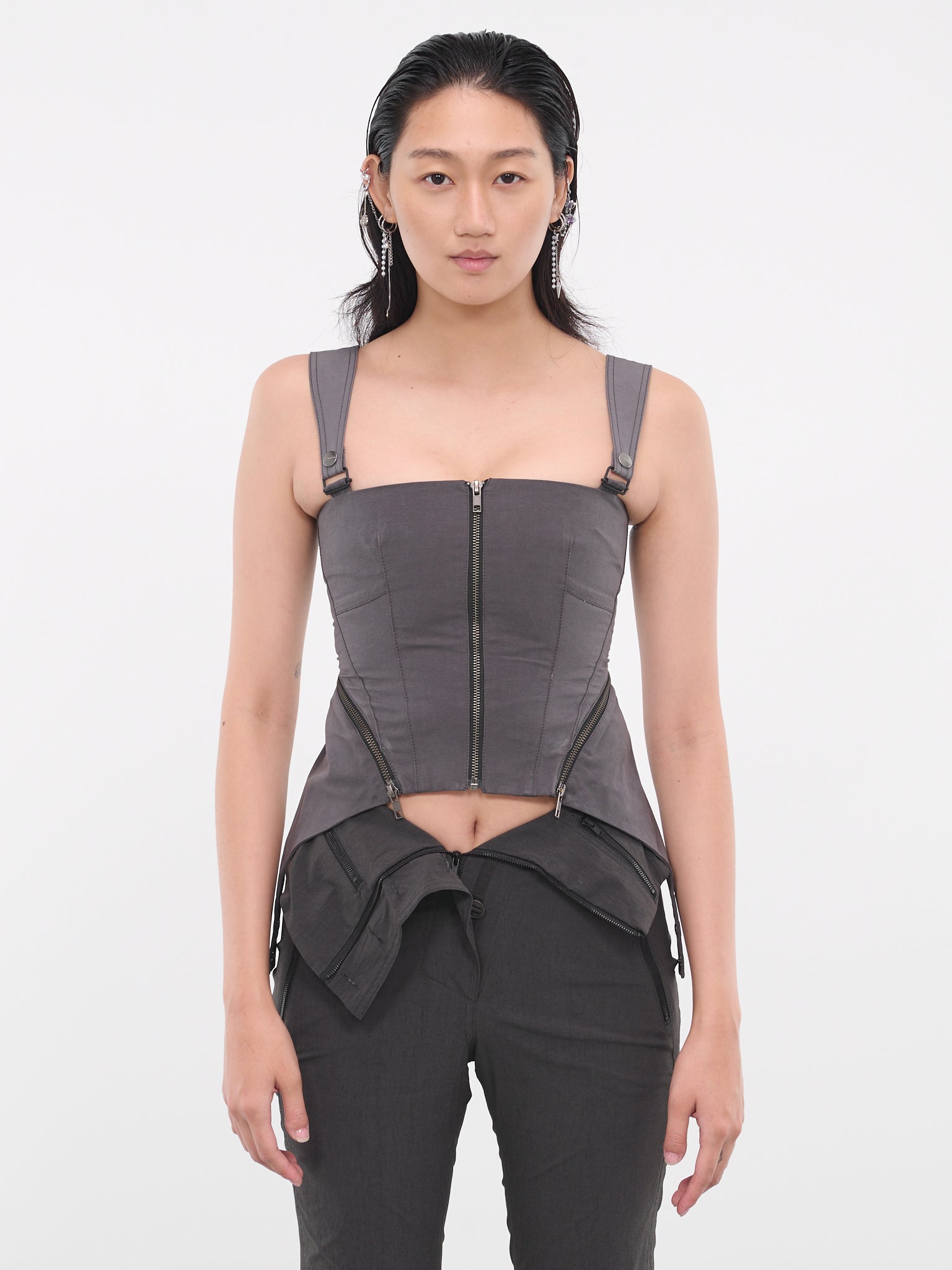 Zip Bustier (TS1CH-CHARCOAL)