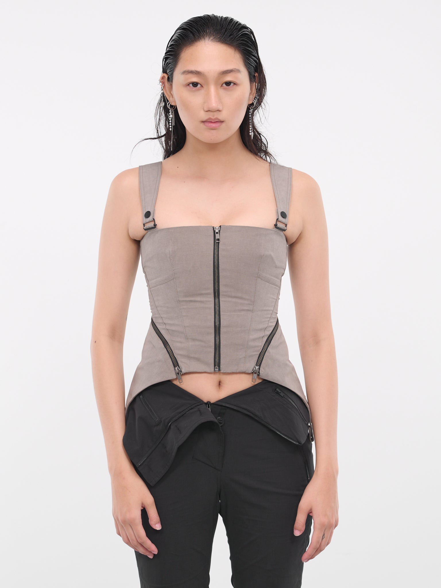 Zip Bustier (TS1WG-WARM-GREY)