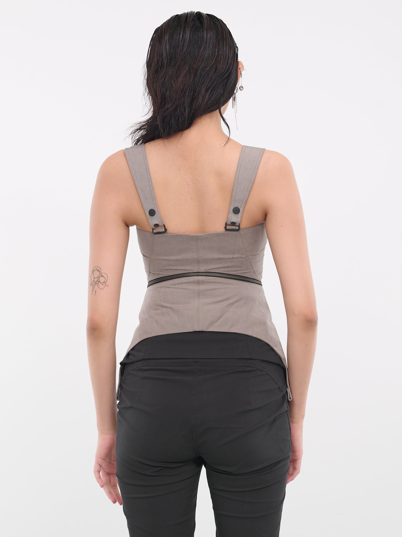 Zip Bustier (TS1WG-WARM-GREY)