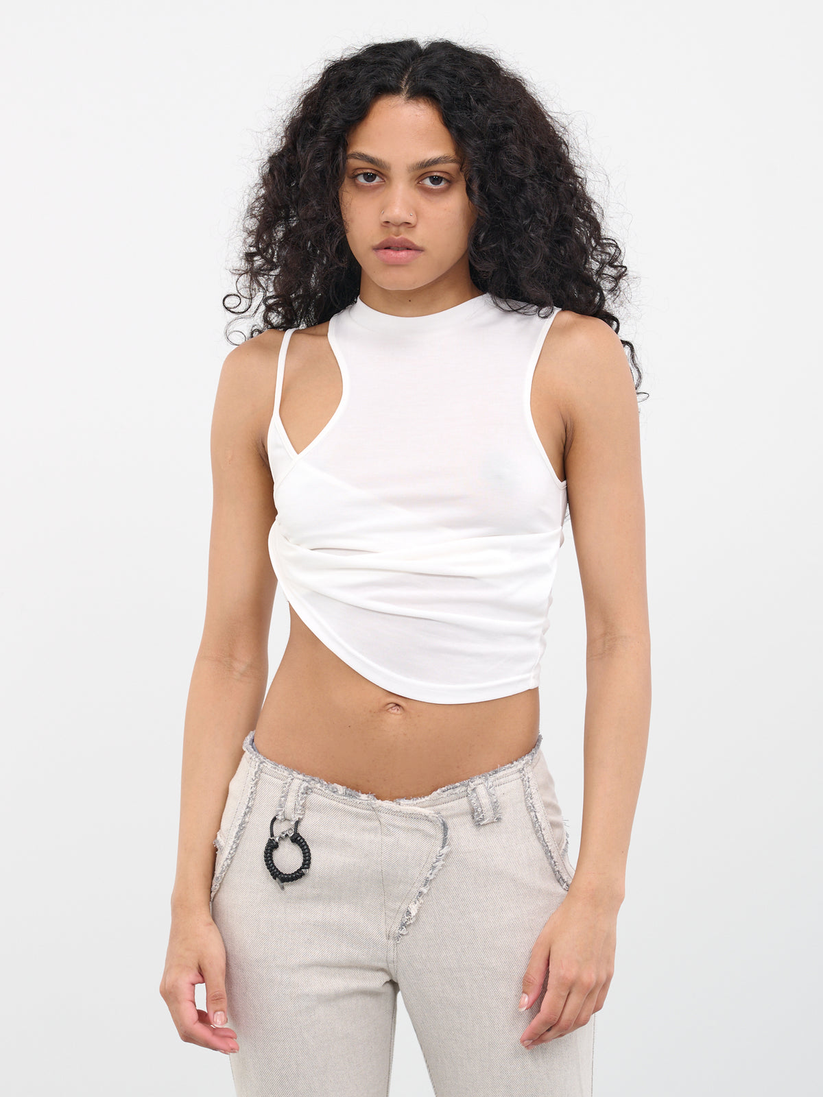Twisted Crop Top (TS4IV-IVORY-S23)