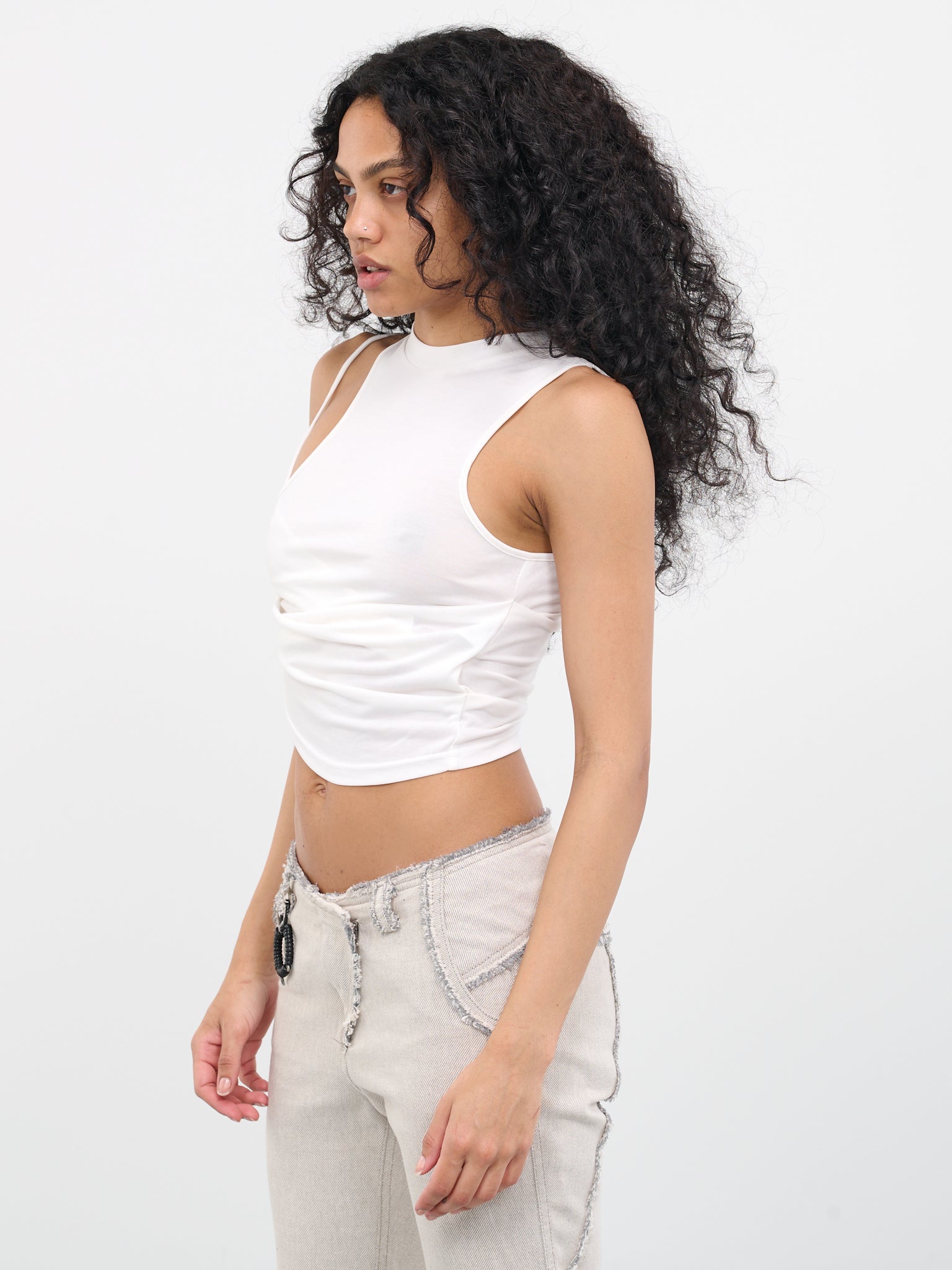 Twisted Crop Top (TS4IV-IVORY-S23)