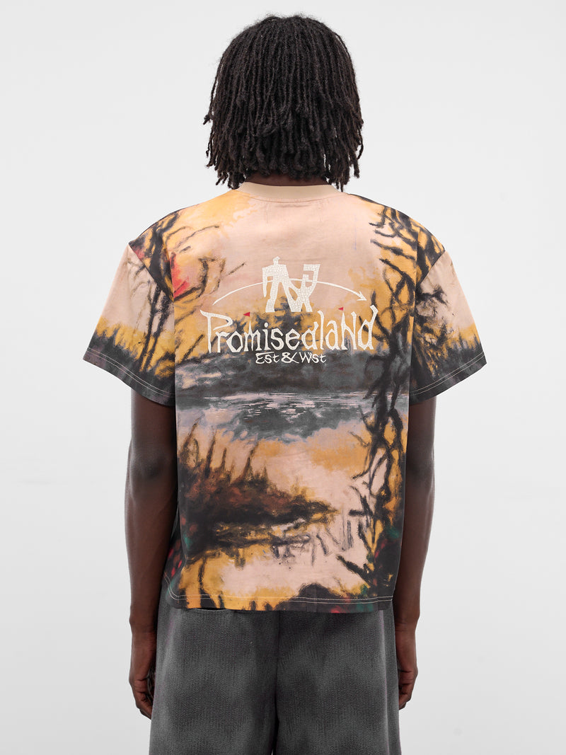 Neal Graphic Print Promisedland Tee (TSG-3A-FP-FOREST-PRINT)