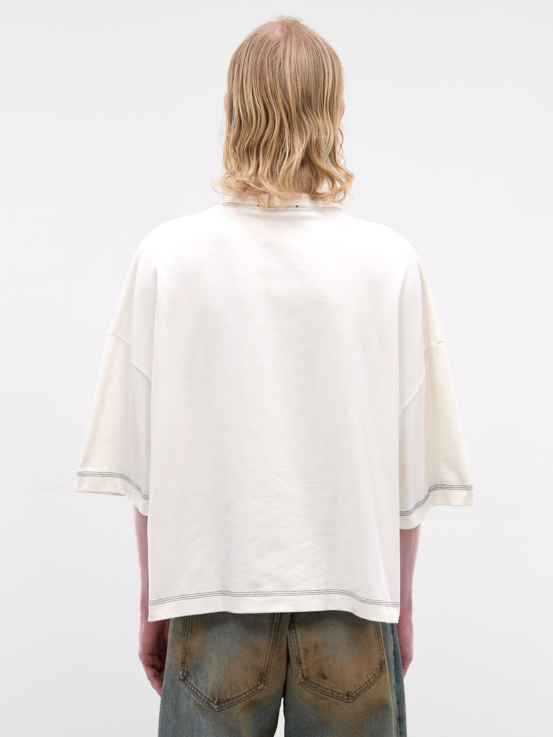White Oversized Boxy Logo Tee (TSM00601AJ00226-OFF-WHITE)