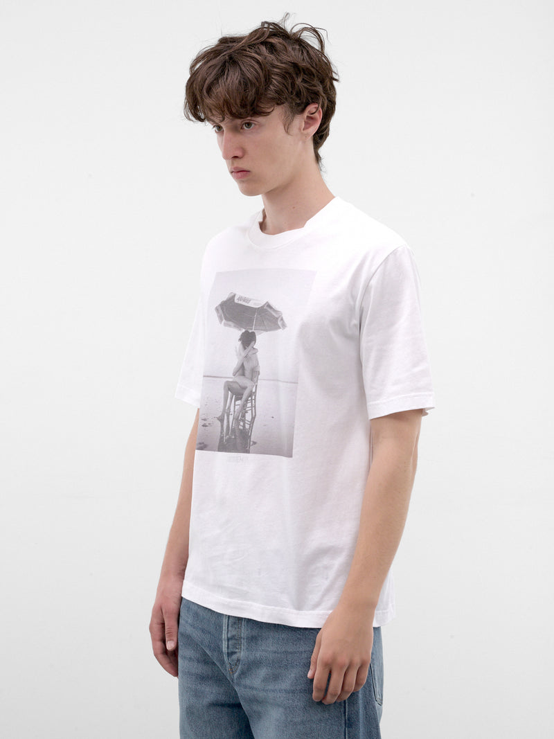 White Photograph Logo Tee (TSU00350AJ00289-OPTIC-WHITE-PR)