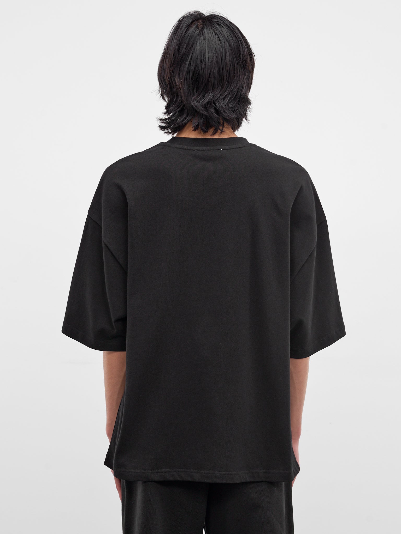 Black Heavy Cotton Boxy Tee (TT01012-BLACK)