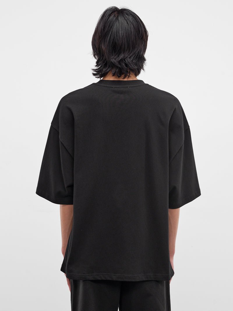 Black Heavy Cotton Boxy Tee (TT01012-BLACK)