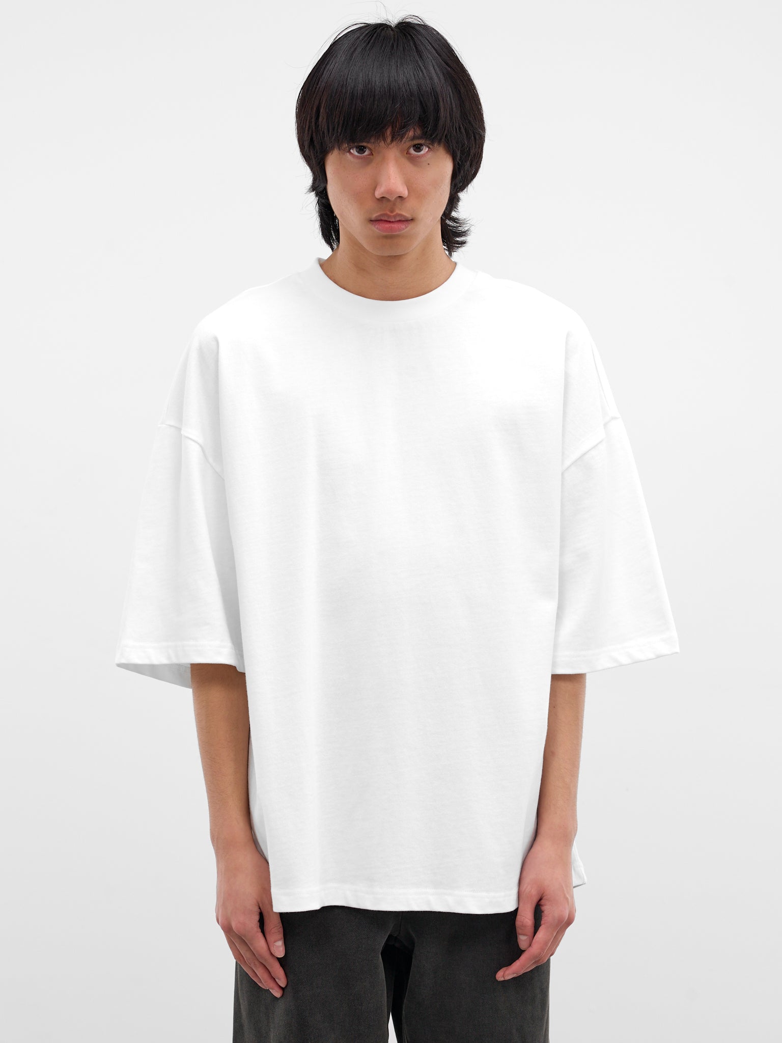 White Heavy Cotton Boxy Tee (TT01012-WHITE)