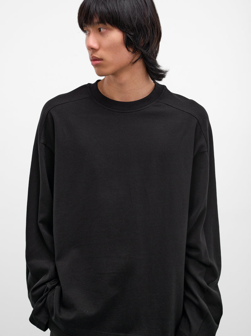 Black Heavy Cotton Long Sleeve (TT02012-BLACK)