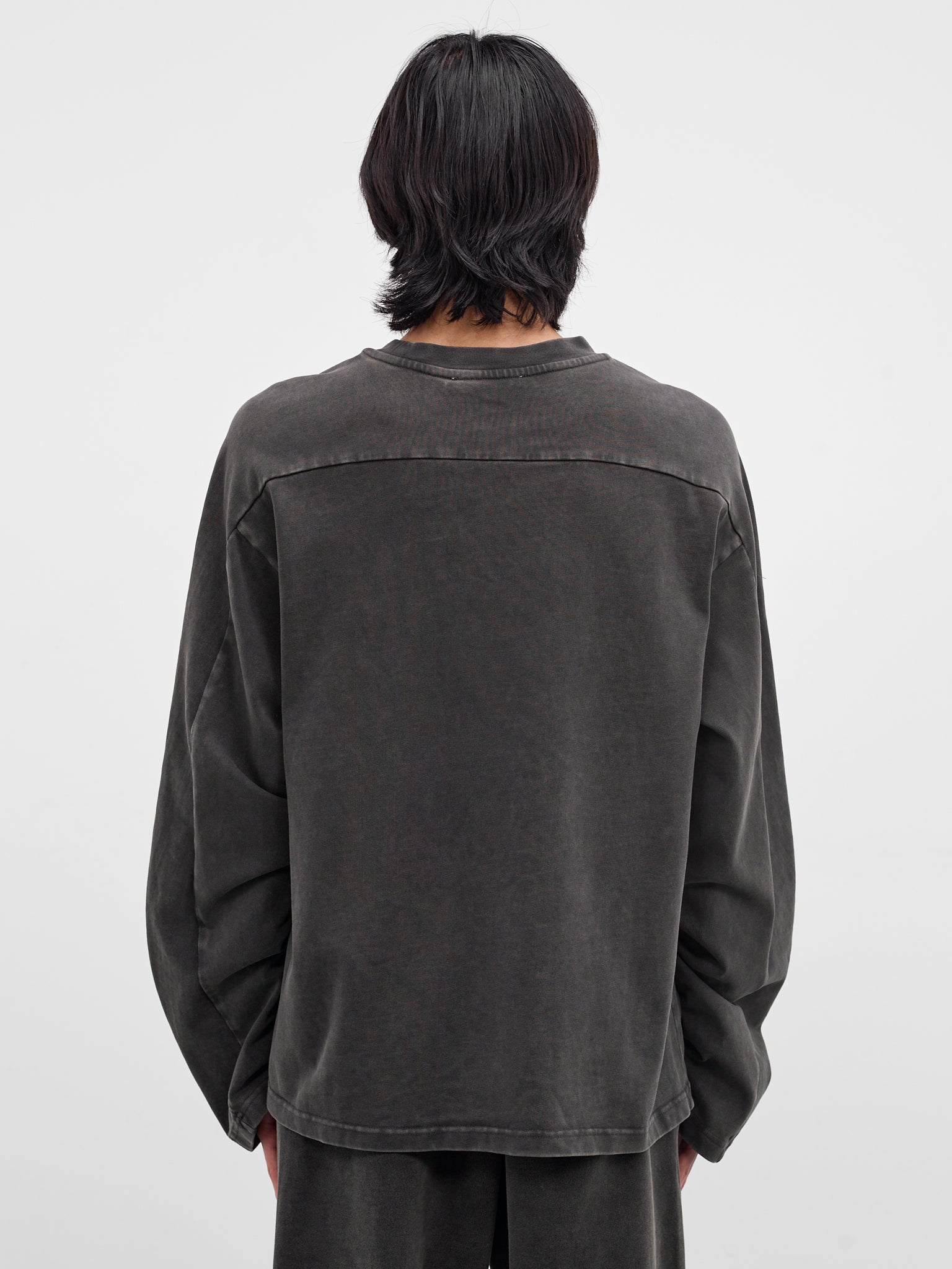 Washed Heavy Cotton Long Sleeve (TT02012-WASHED-BLACK)