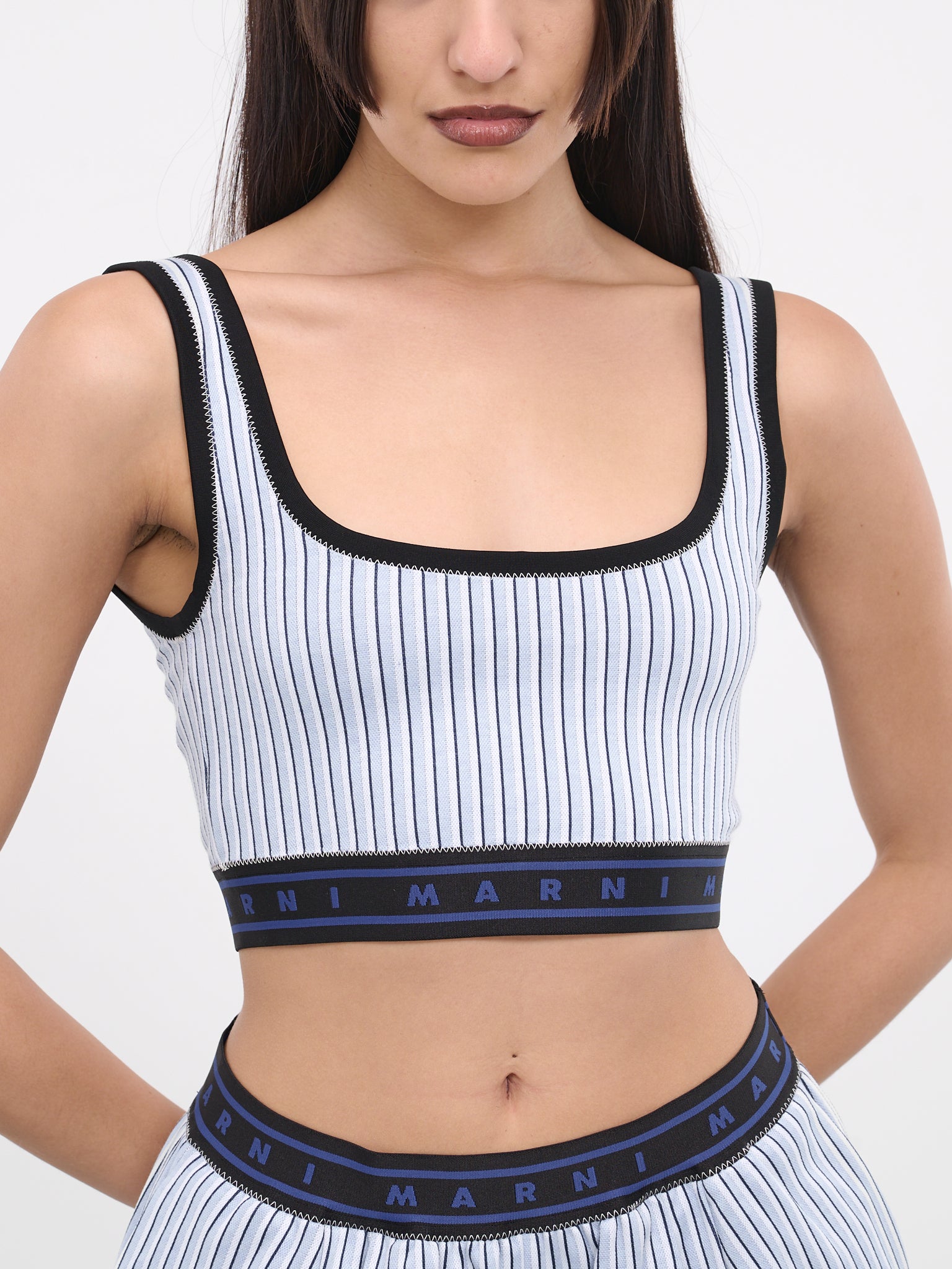 Striped Top (TTMA0290A0-UTN913-BLUE-STRIPES)