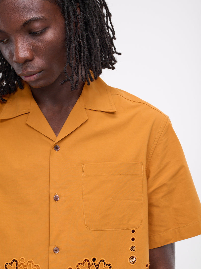 Ture Embroidered Shirt (TURE-EMB-M22W691-BURNT-ORANGE)