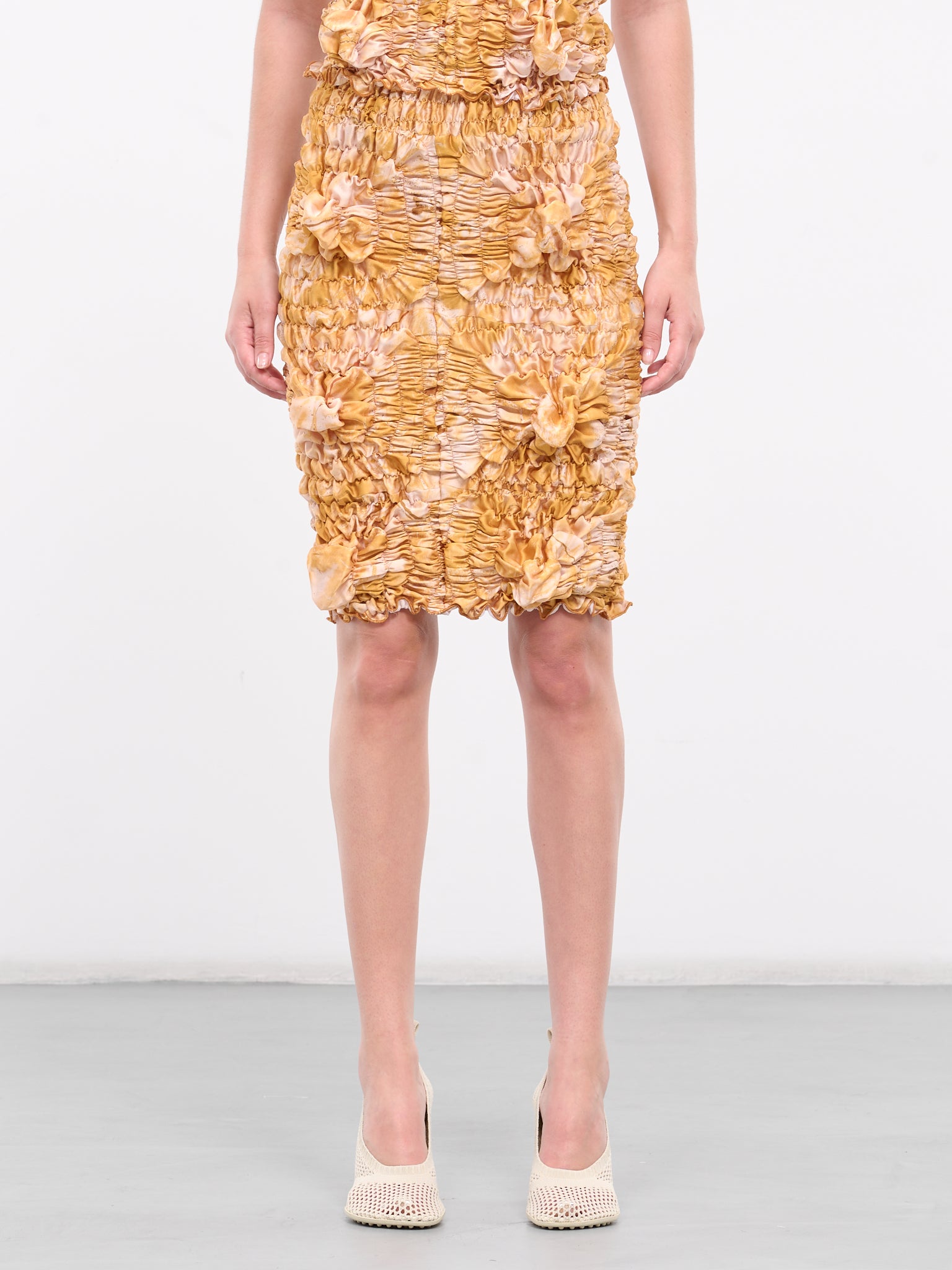 Twist Mini Skirt (TWIST-MINI-SKIRT-YELLOW)