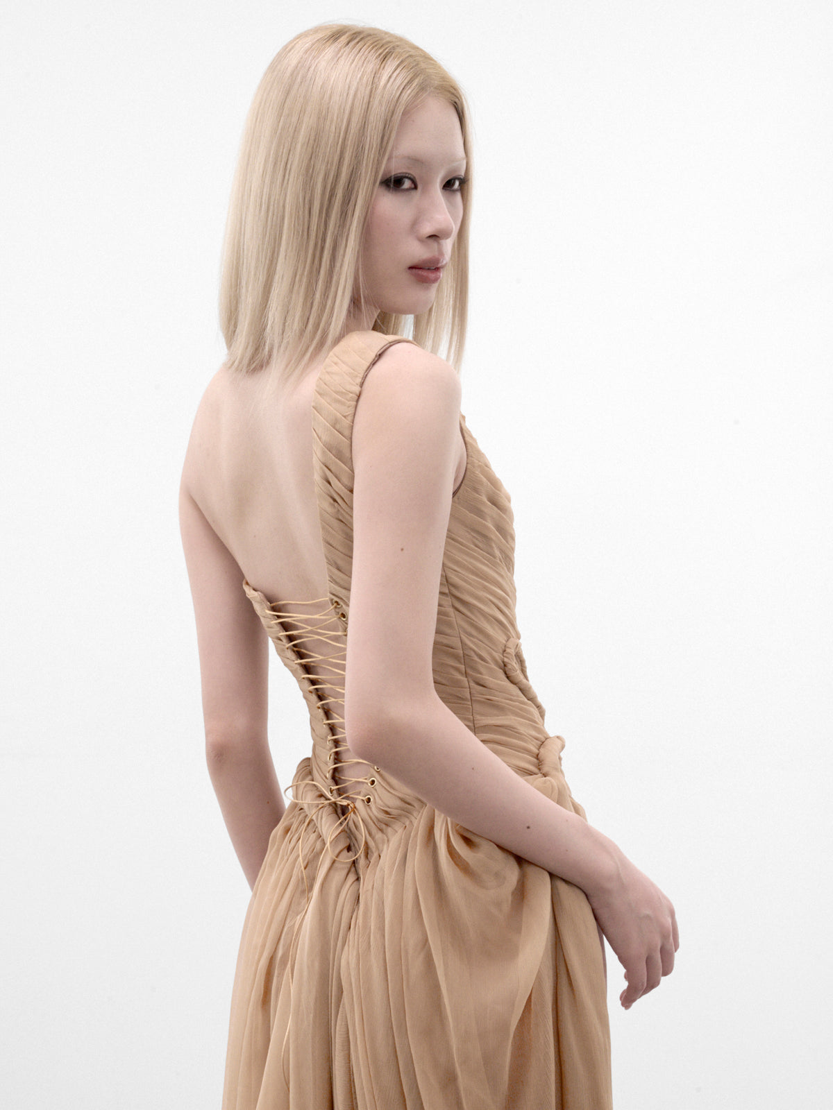Nude Twisted Gown (TWISTED-GOWN-NUDE)