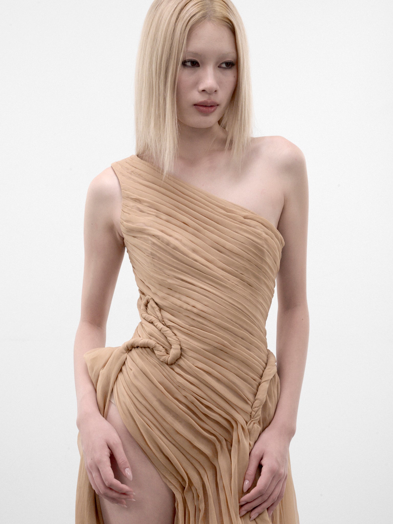 Nude Twisted Gown (TWISTED-GOWN-NUDE)