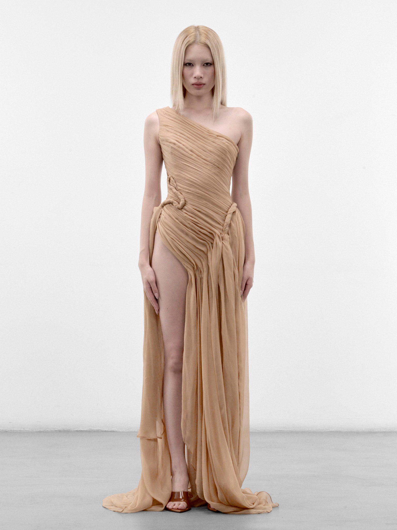 Nude Twisted Gown (TWISTED-GOWN-NUDE)